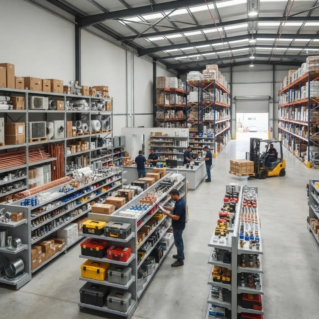 Super Tech warehouse and shop facility in Kuwait